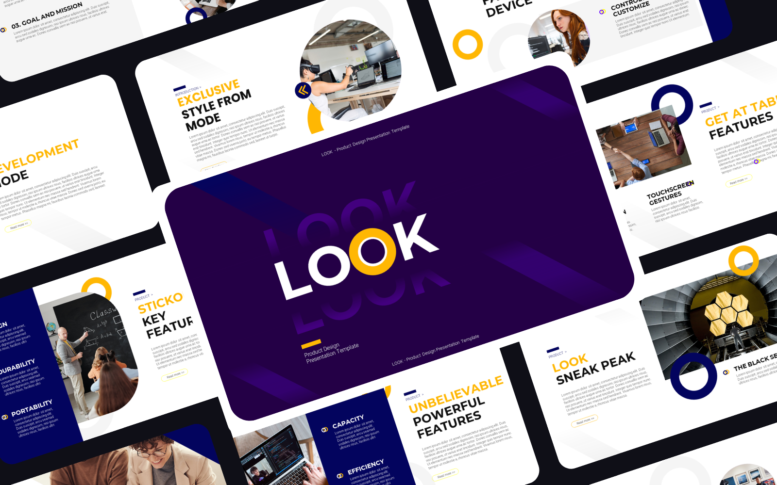 Look Business Presentation Template