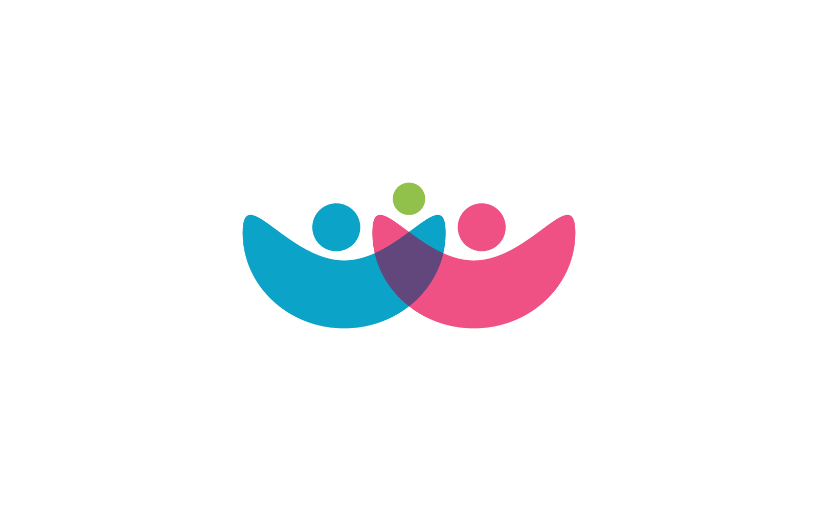 Community logo icon vector flat design