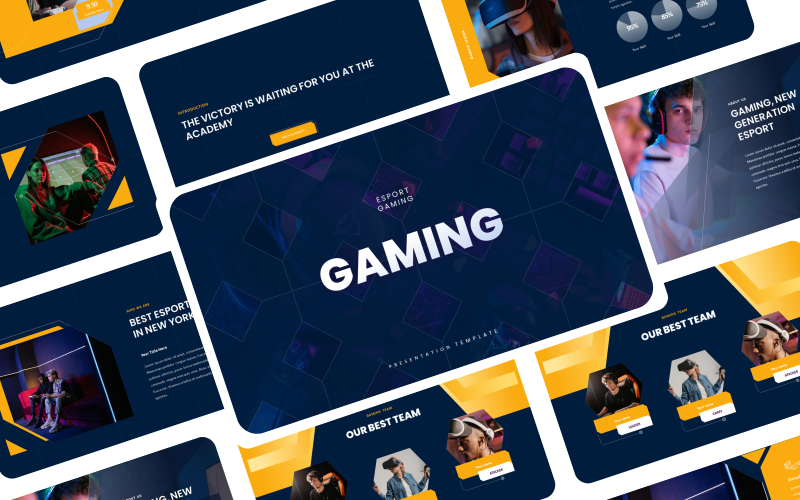 Gaming - Esports Powerpoint PowerPoint Template