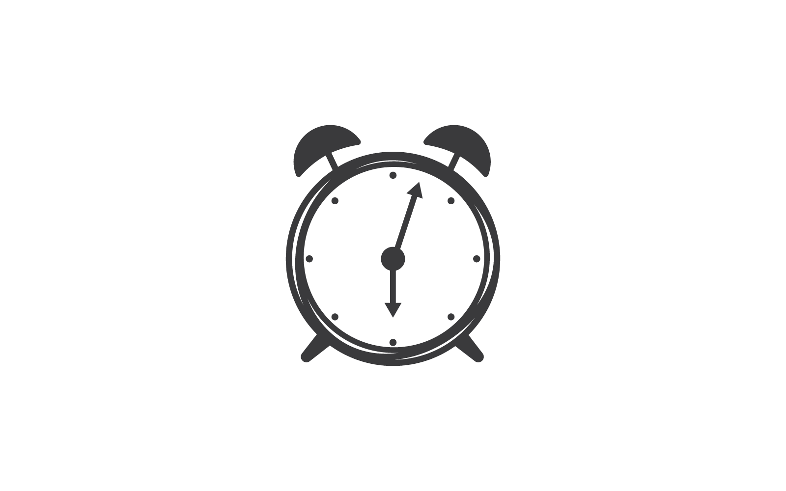 O'Clock icon flat design illustration vector Logo Template