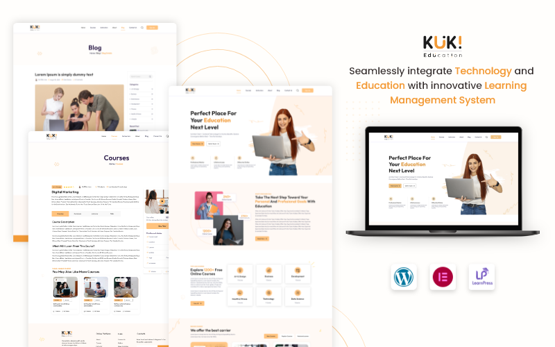 KUKI Education - LMS WordPress Theme