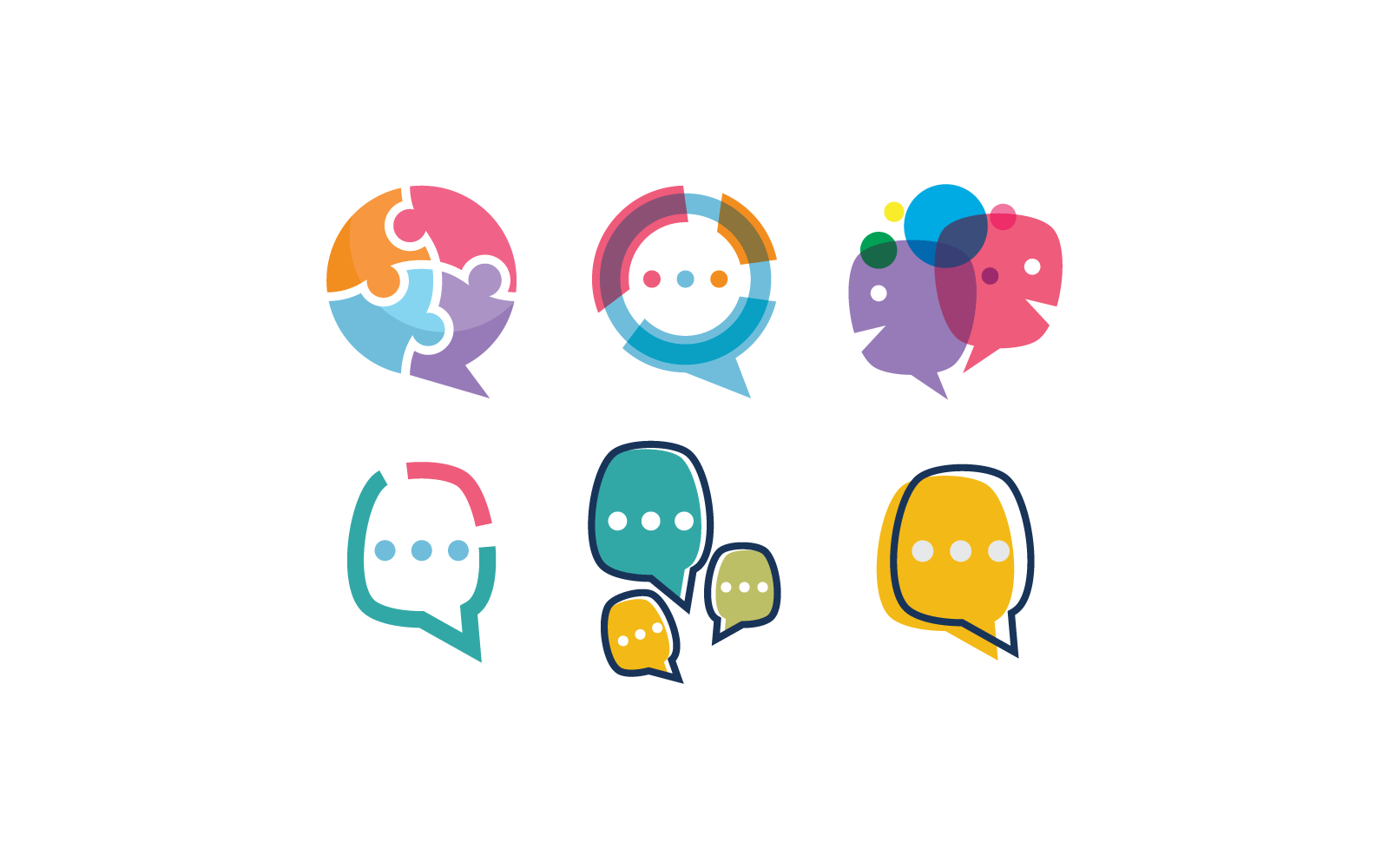 Dymek logo wektor projekt ilustracja szablon projektu