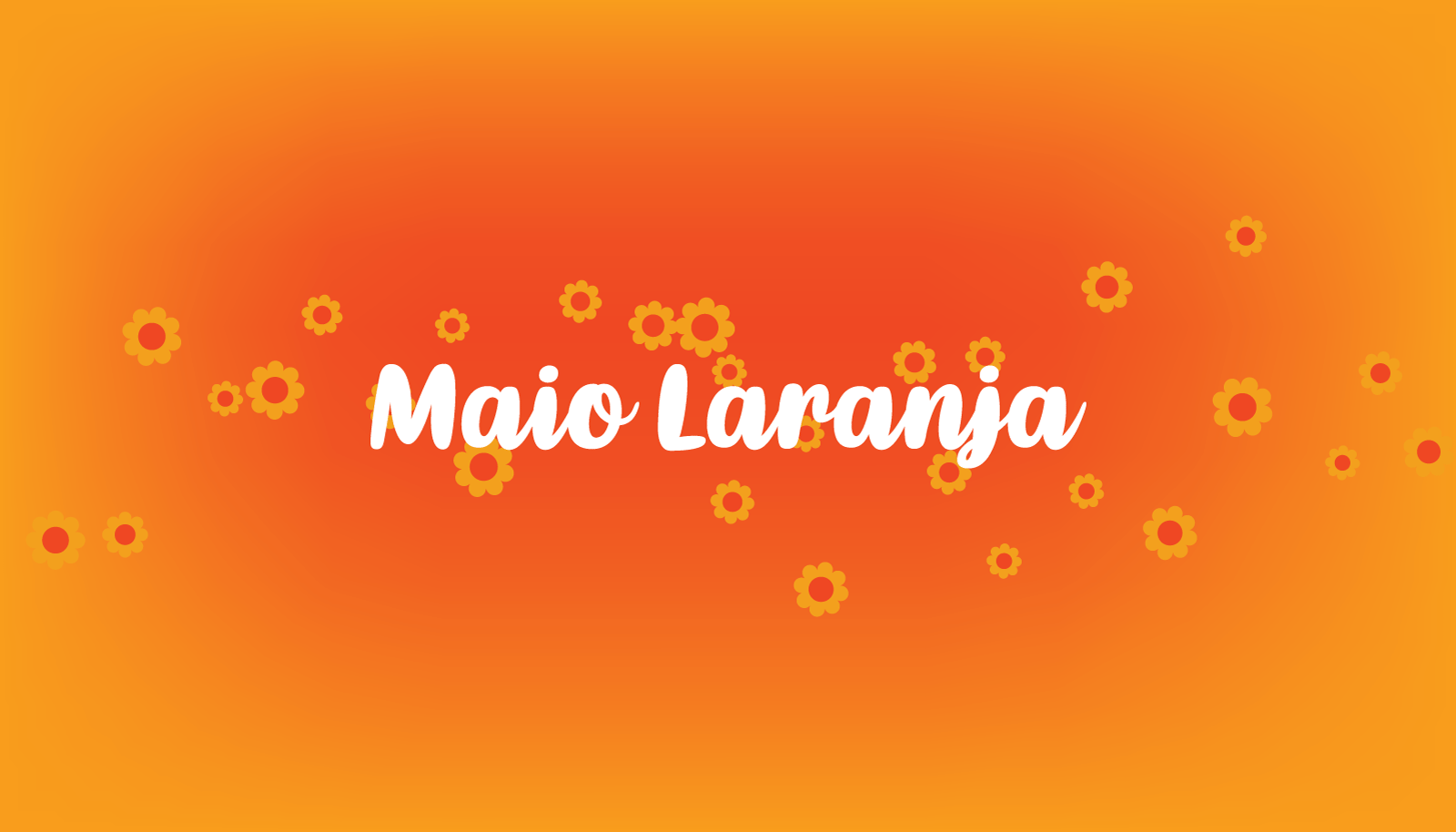 Maio laranja campaign against violence research of children 18 may design Logo Template