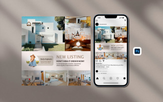 Minimalist Property Just Listed Instagram Template