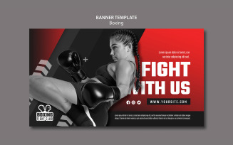 Boxing Social Media Poster Template