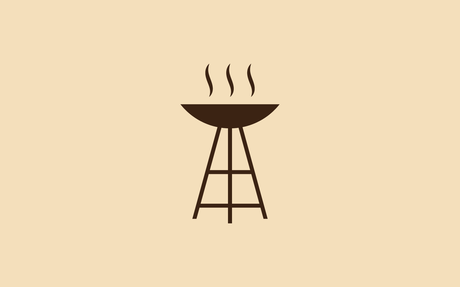 Grill icon vector illustration flat design template
