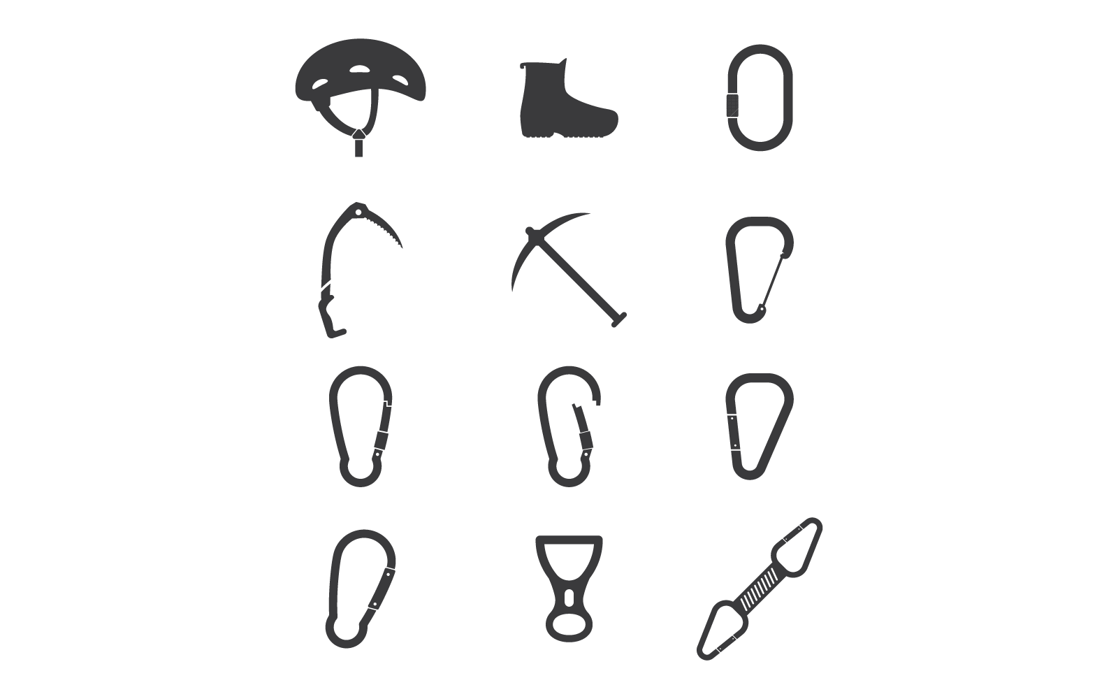 Klimuitrusting instellen vector logo sjabloon