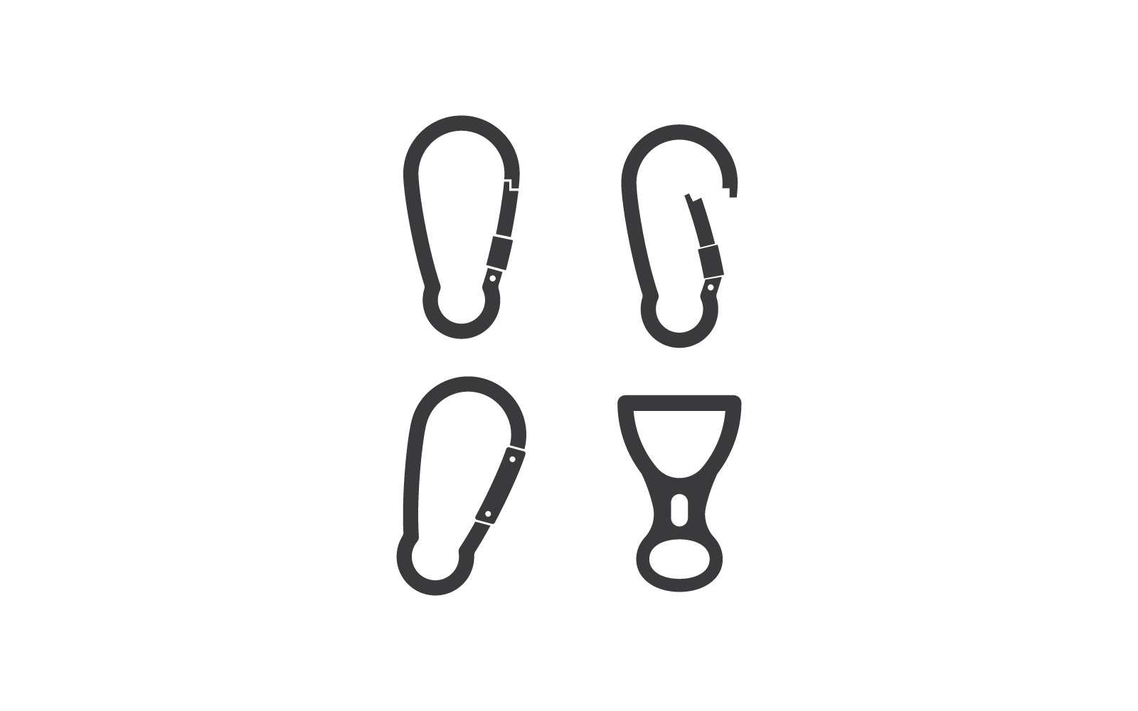 Klimuitrusting pictogrammenset vector ontwerpsjabloon