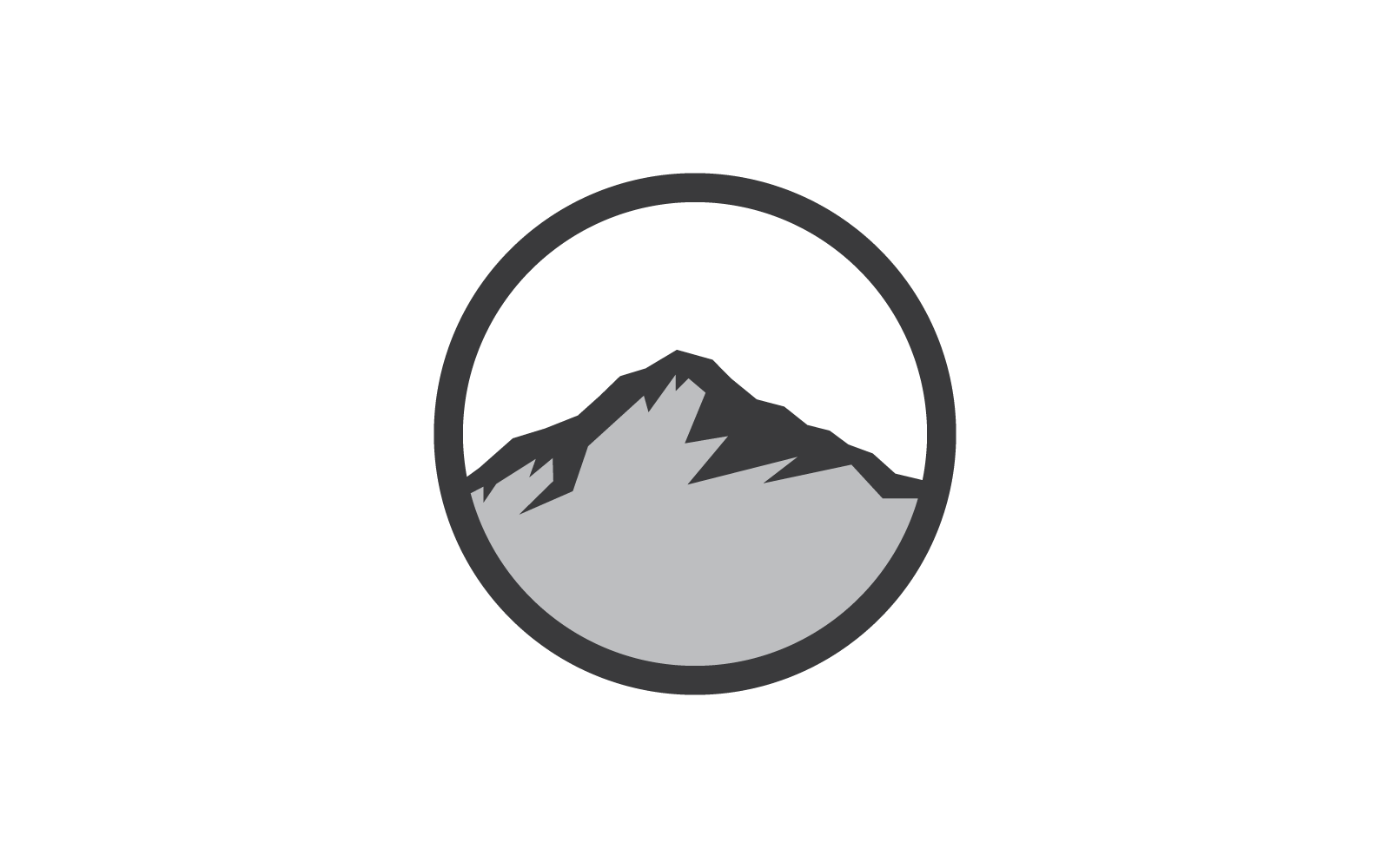 Mountain illustration logo icon vector design Logo Template