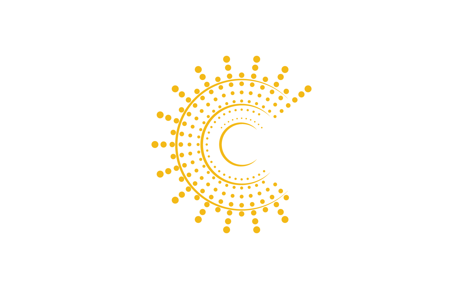 sun ilustration logo vector design template