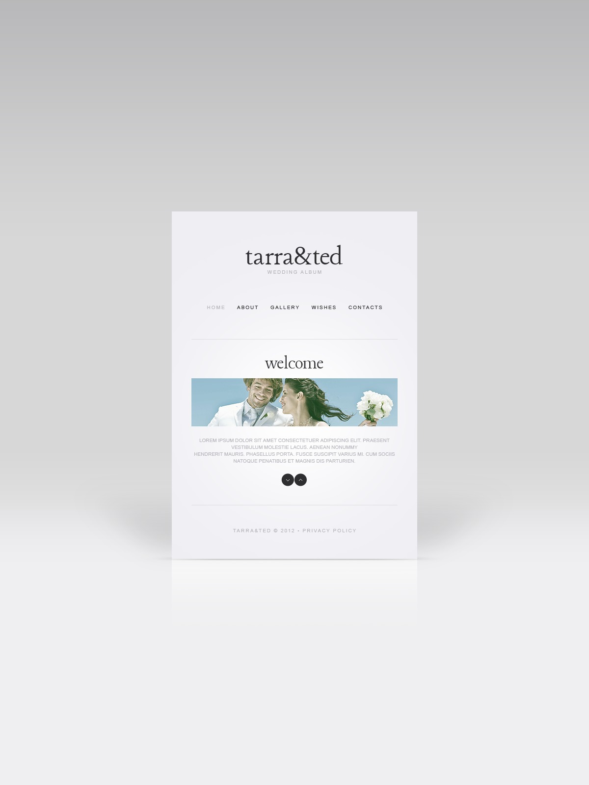 Wedding Album site Template 39566