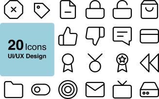 Basic Ui icons set-2 Design