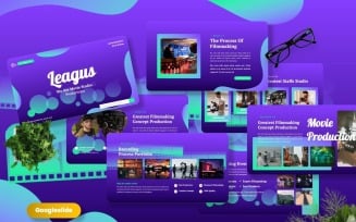 Leagus - Movie Production Googleslide Template