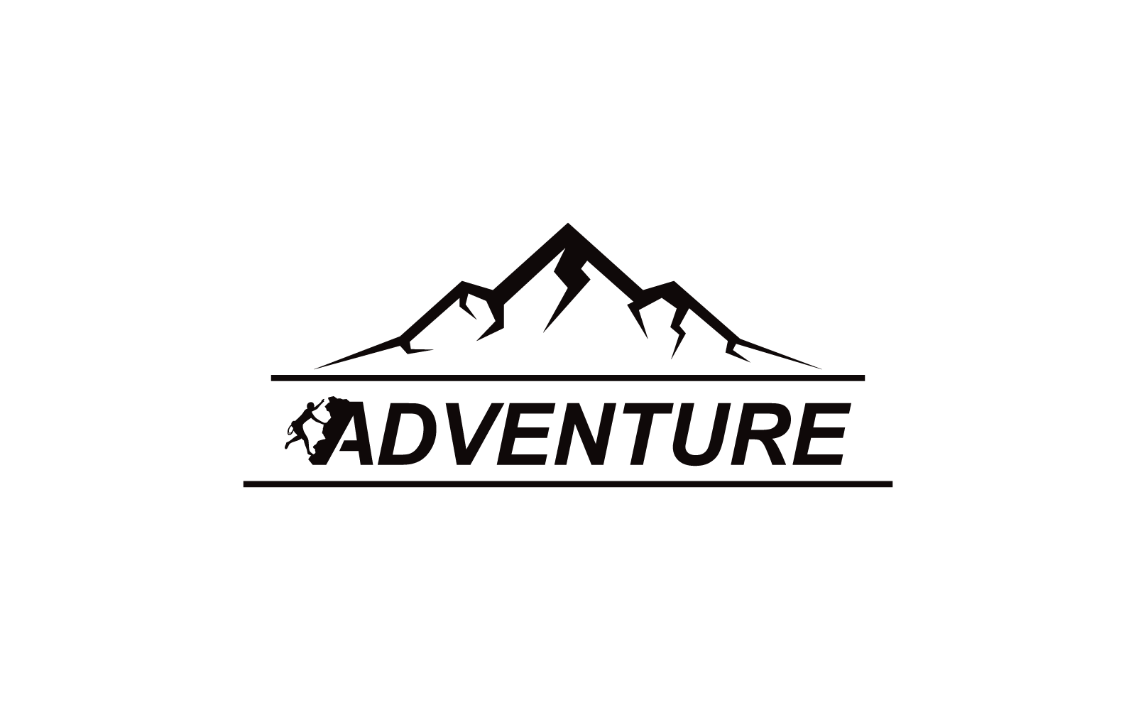 Mountain illustration logo vector icon design