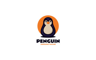 Penguin Simple Mascot Logo 4