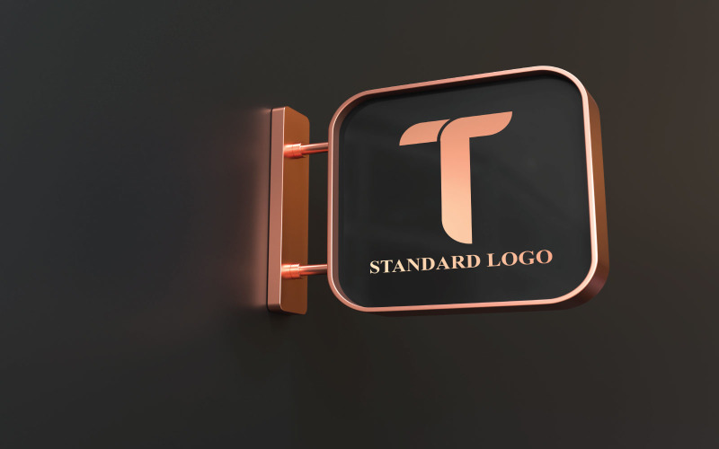 Professional T letter Logo Template Design