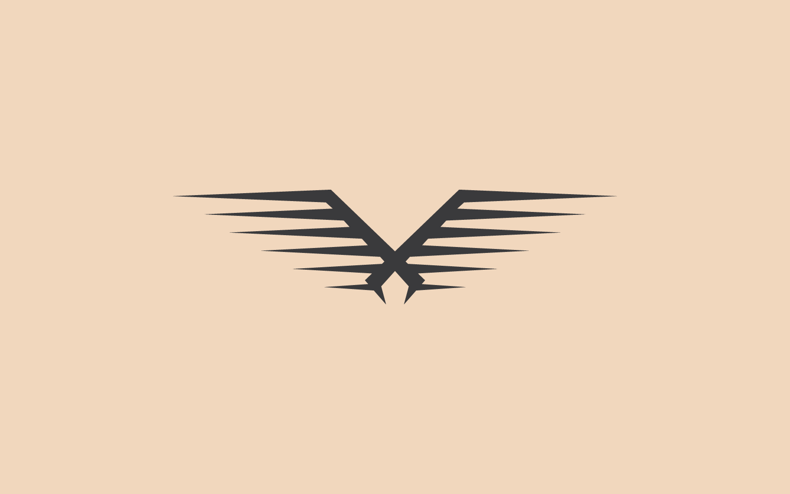 Wing illustration icon vector flat design