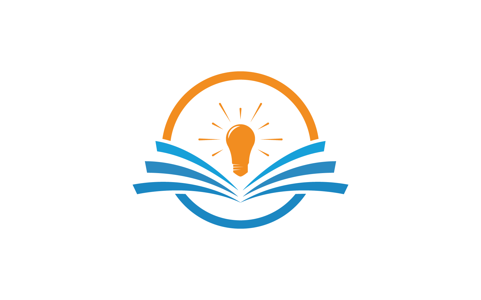 Book education logo illustration template vector design