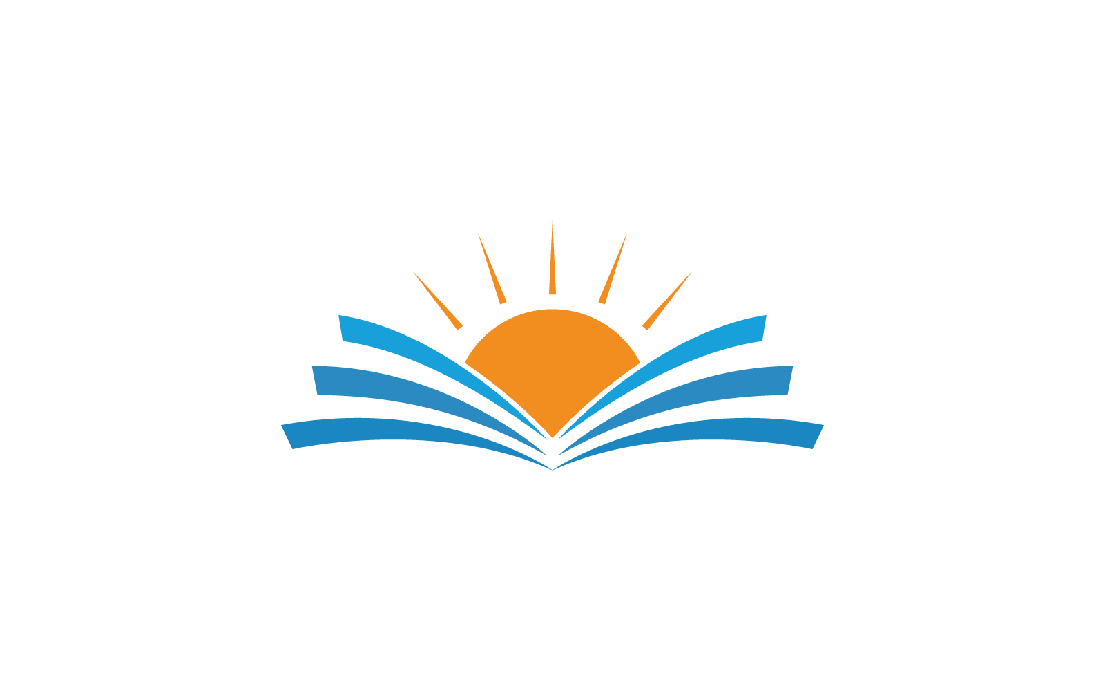 Book education logo template illustration vector design