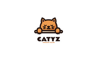 Cat Simple Mascot Logo Design 3