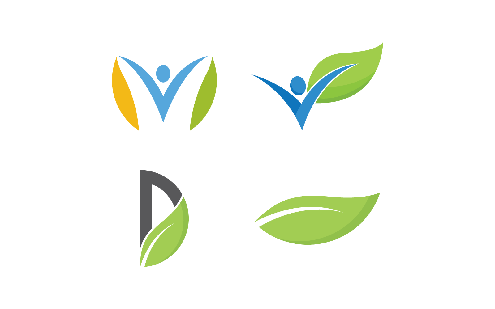 Healthy Life people logo template design vector
