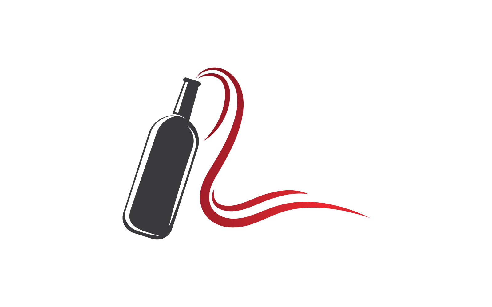 Wine Logo icon vector illustration flat design Template