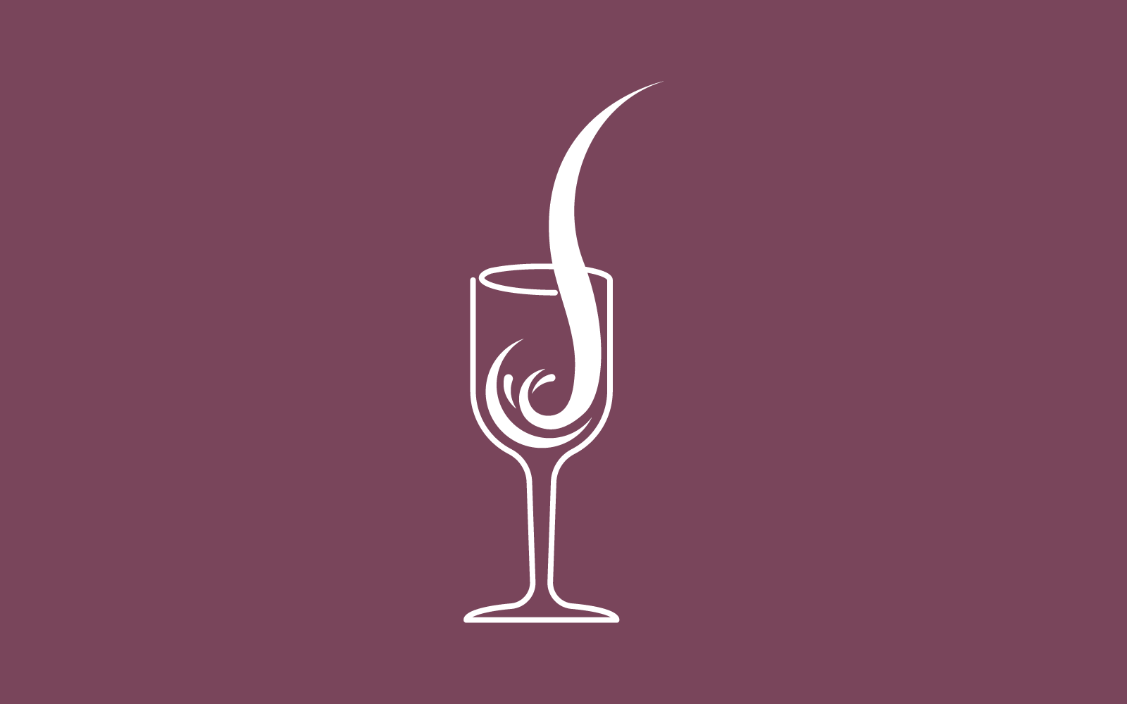 Wine Logo illustration vector flat design Template