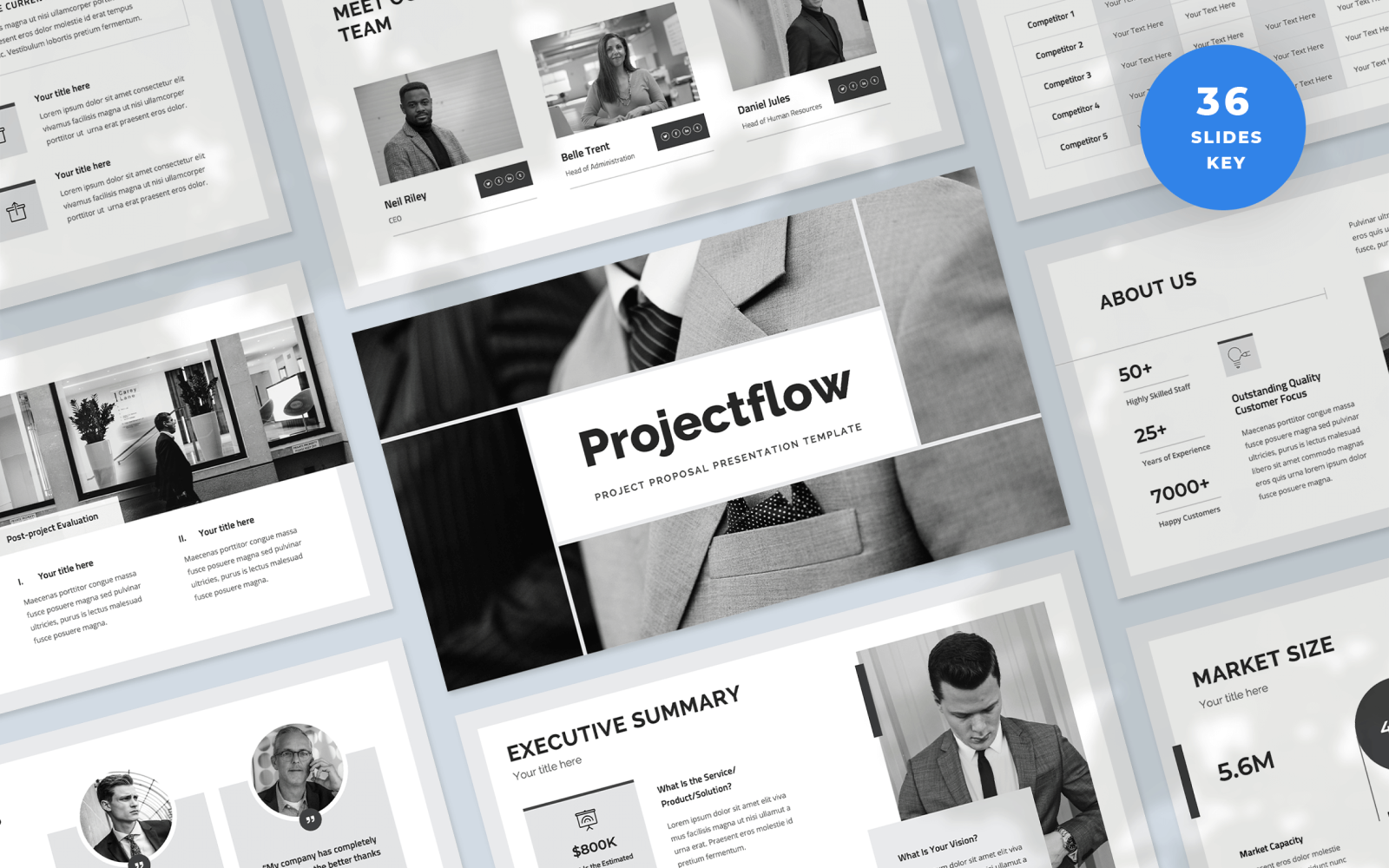 Projectflow - Project Proposal Presentation Keynote Template