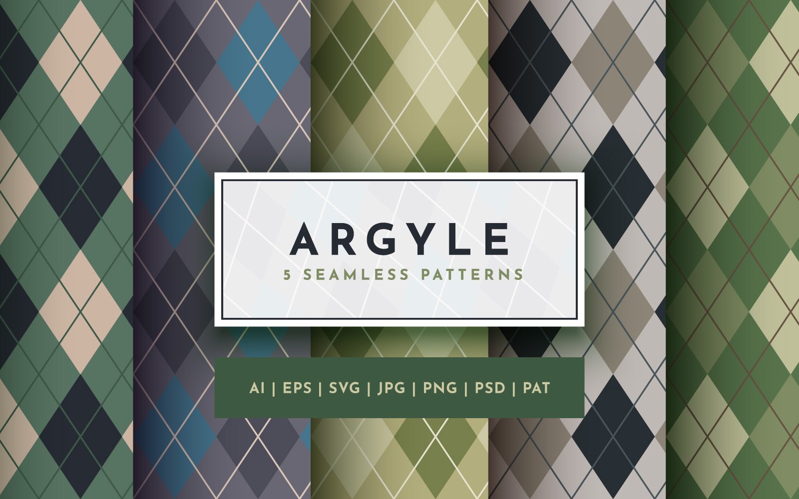 Kit Graphique #395231 Argyle Seamless Divers Modles Web - Logo template Preview