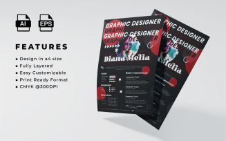 Resume and CV Template Design 20