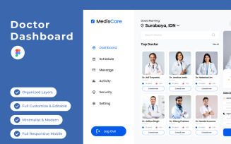 MedisCare - Doctor Dashboard V1