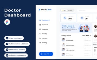 MedisCare - Doctor Dashboard V2