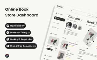Possa - Online Book Store Dashboard