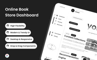 Yomue - Online Book Store Dashboard V1