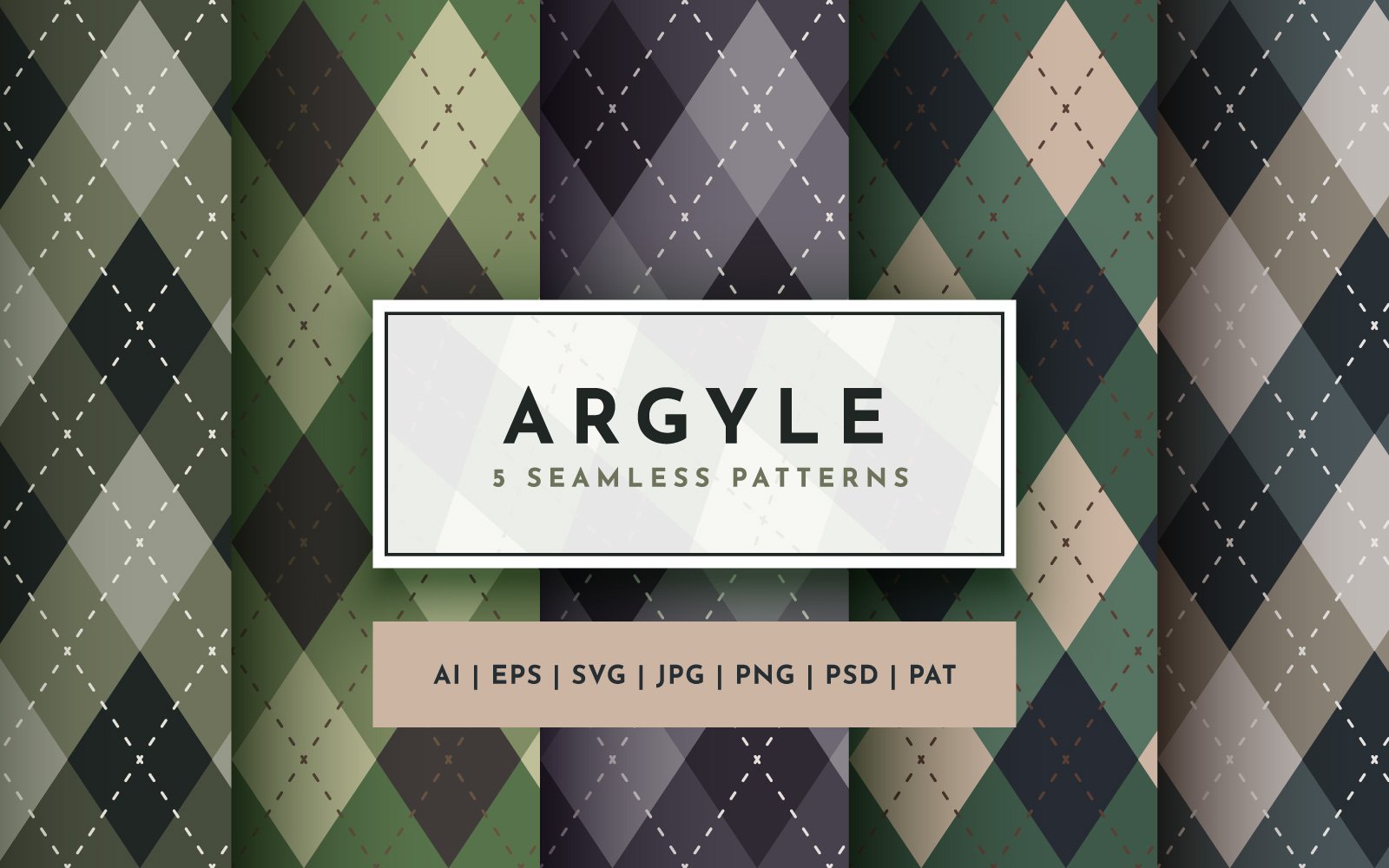 Kit Graphique #395426 Argyle Seamless Divers Modles Web - Logo template Preview