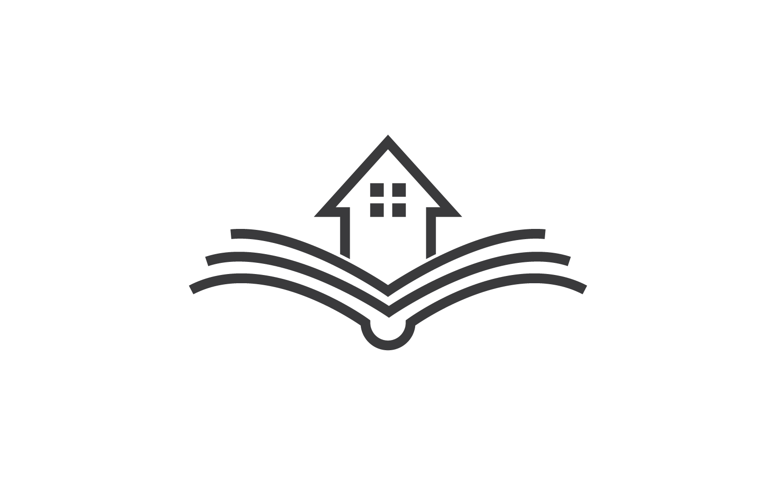 Book education logo illustration vector design