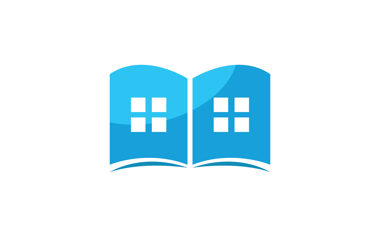 Book education logo vector illustration design