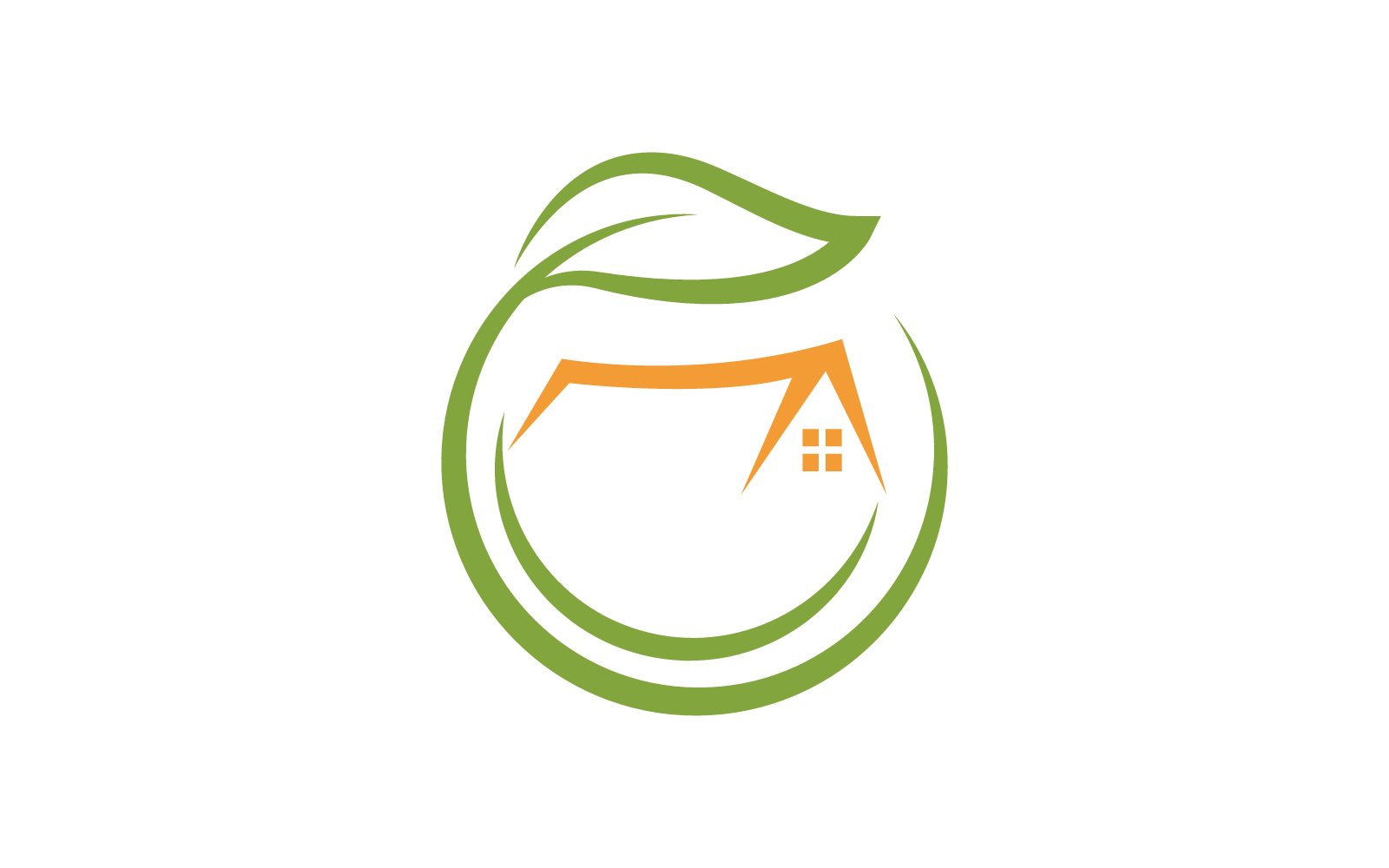 Farm house logo vector flat design Logo Template