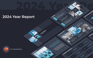 2024 Year Report Powerpoint Presentation Template