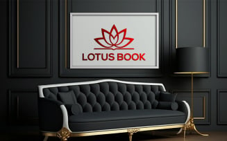 Luxury Interior Mockup | Logo Mockup on interior board | white board mockup on dark interior