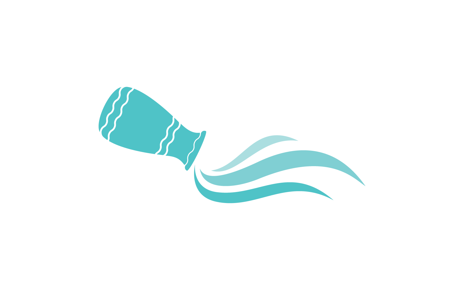 Sternzeichen- und Symbolvektorvorlage Wassermann