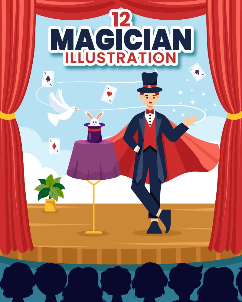 Template #395516 Magician Circus Webdesign Template - Logo template Preview