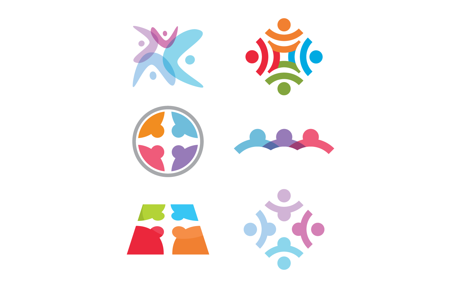 Community design vector illustration template Logo Template