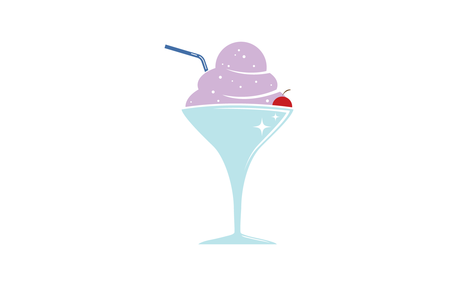 Design piatto vettoriale con illustrazione del gelato