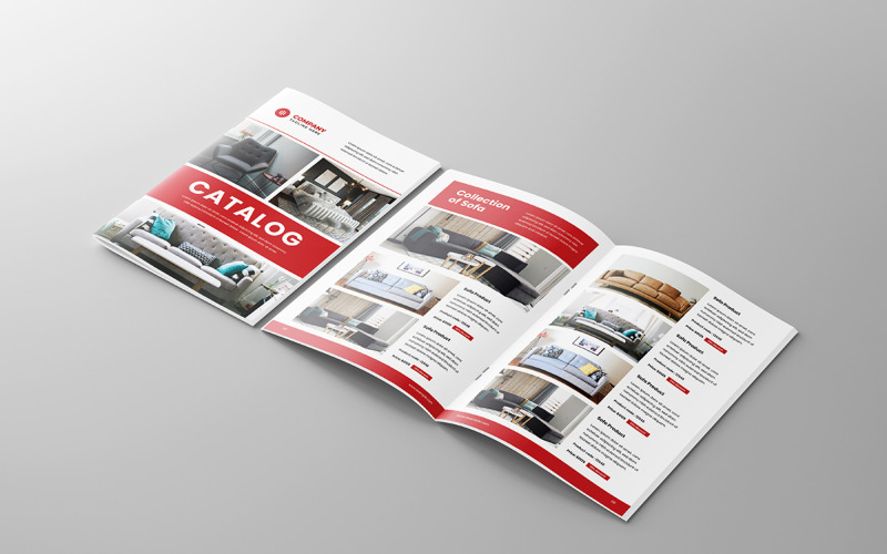 Furniture Catalog Layout and Multipurpose Catalogue Design Magazine Template