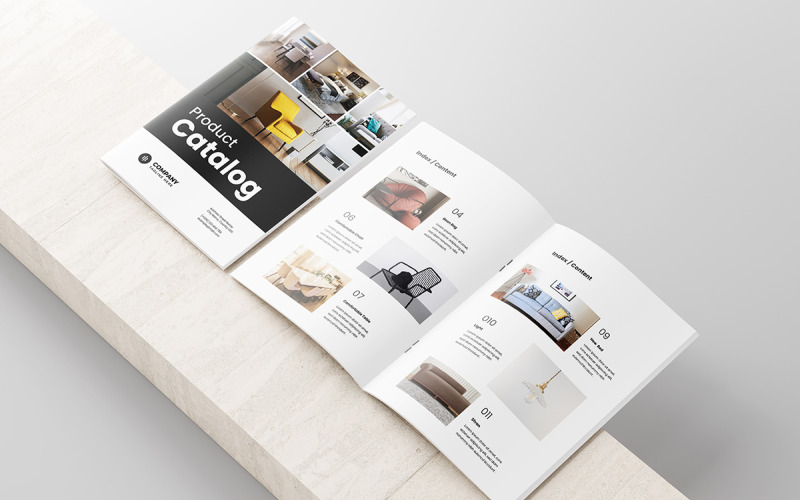 Furniture Product Catalog and Product Catalogue Template Magazine Template