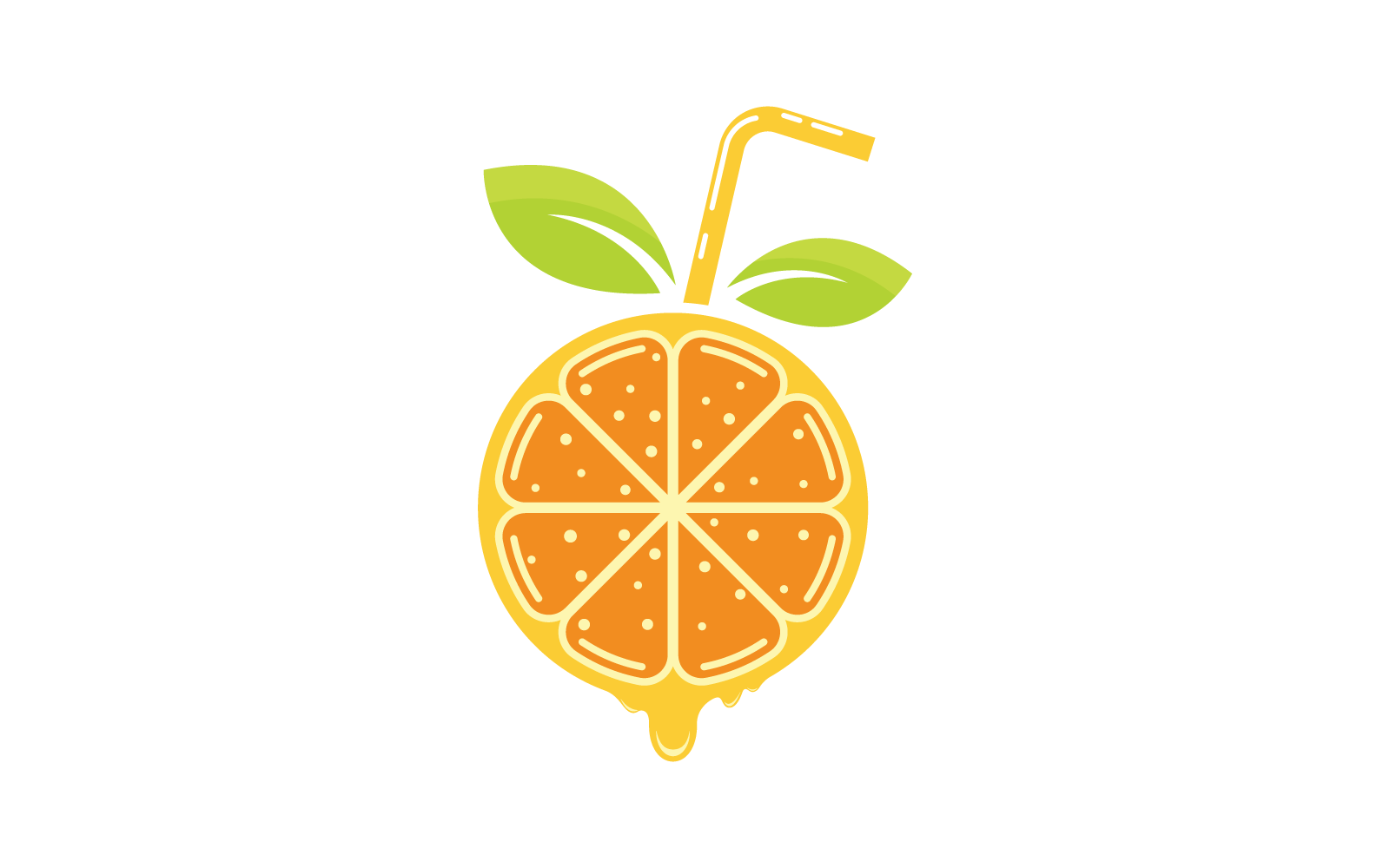 Juice logo fresh drink brand vector design template Logo Template