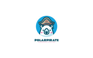 Polar Pirate Mascot Cartoon Logo