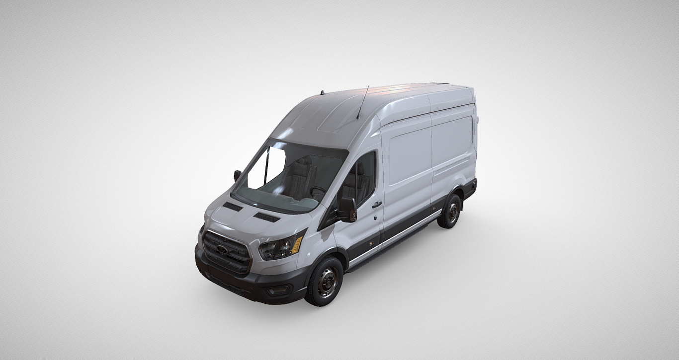 Ford Transit Cargo 3D Model - Realistic Commercial Vehicle Solution