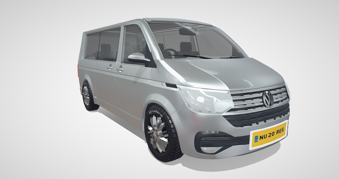 Volkswagen Transporter T6 3D Model - Premium Utility Redefined